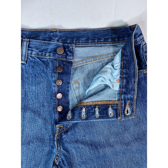 VTG Levi's 501 Original Fit Men's Jeans size w 33 L32 100% COTTON, MADE IN 2013‎ - Picture 4 of 15